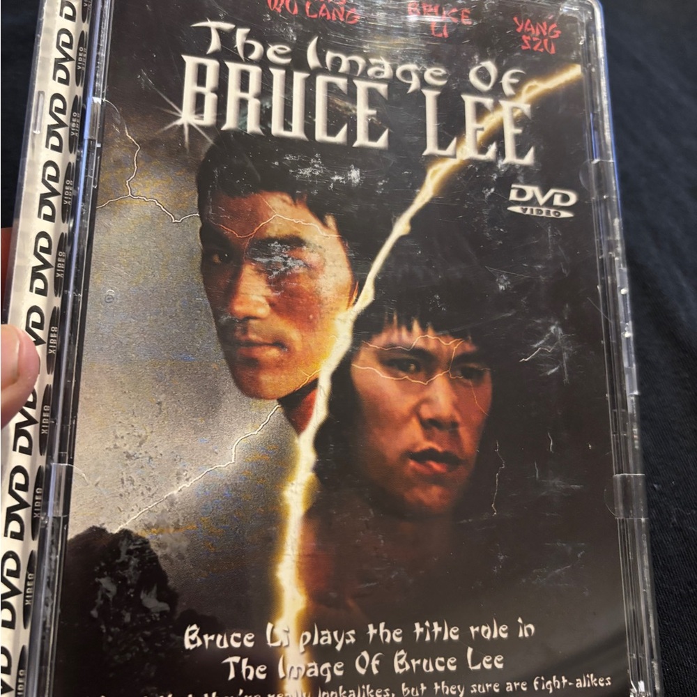 The Image of Bruce Lee DVD Rare in a Super Jewel Box clear 1990 .
